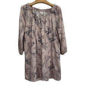 Motherhood Maternity  Maternity Blouse Tunic Beige